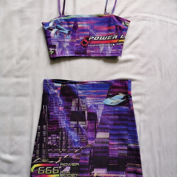 Dolls Kill skirt and top set - Picture 2 of 4